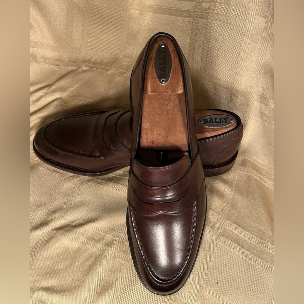 Allen Edmonds Randolph Brown Full Strap Penny Loafers Sz US 8.5B. Made in USA